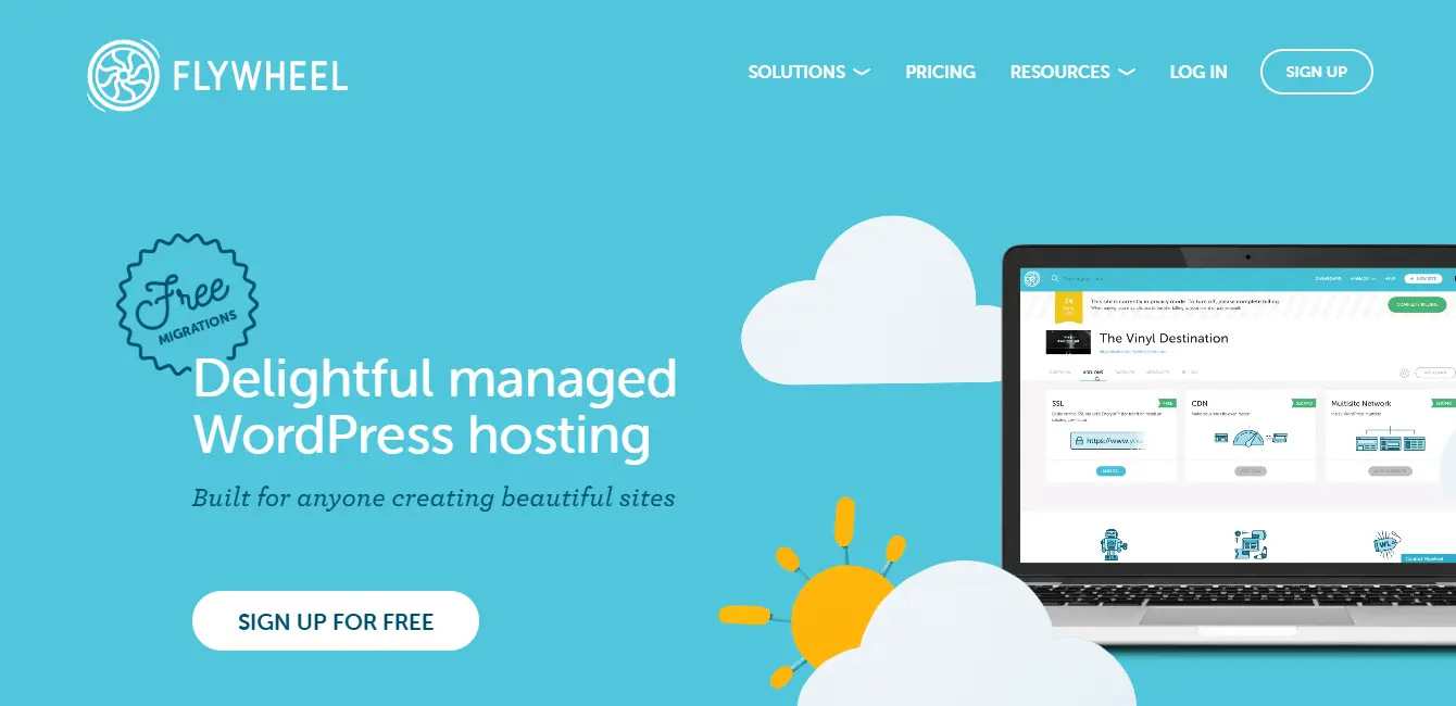 Flywheel Managed WordPress Hosting