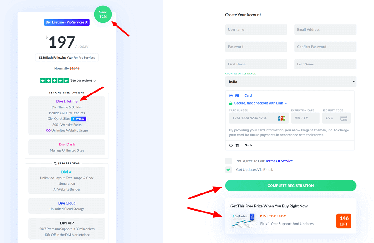 Divi Black Friday 2025 Create Your Elegant Themes Account