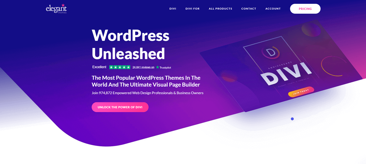 Divi WordPress Theme and Visual Page Builder By Elegant Themes