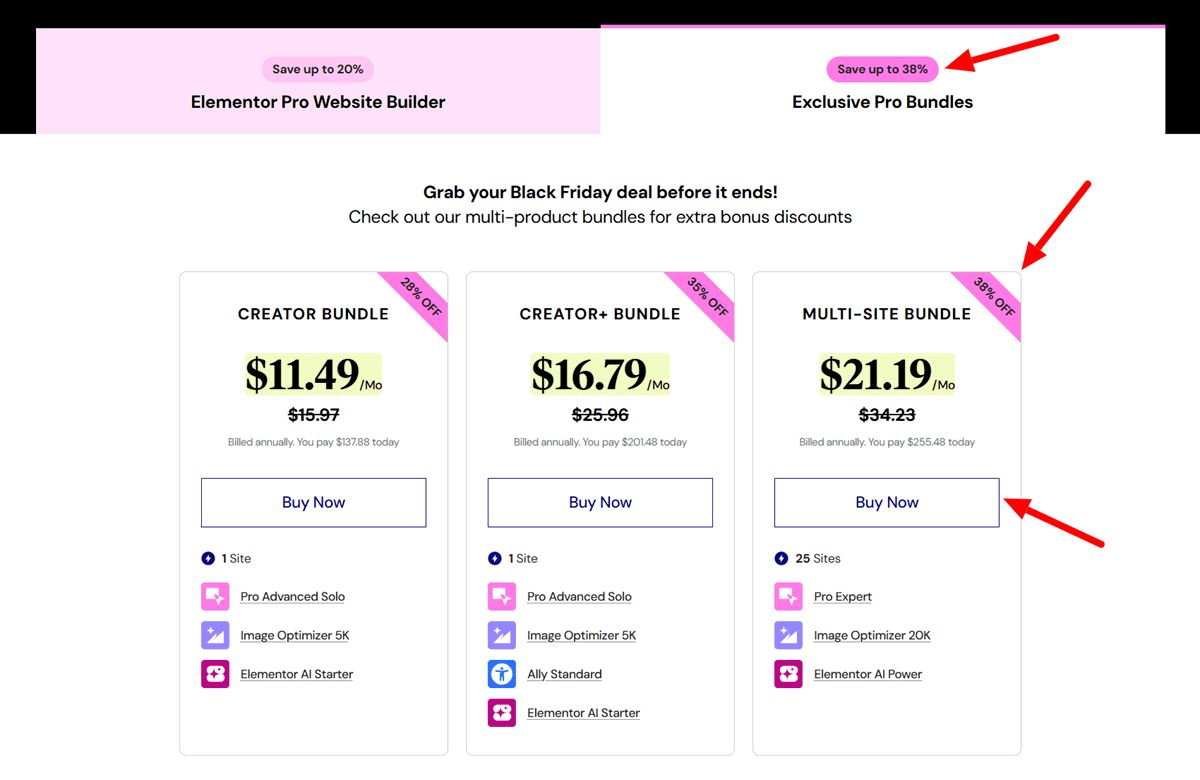 Elementor Black Friday Deals 2025 Exclusive Pro Bundles