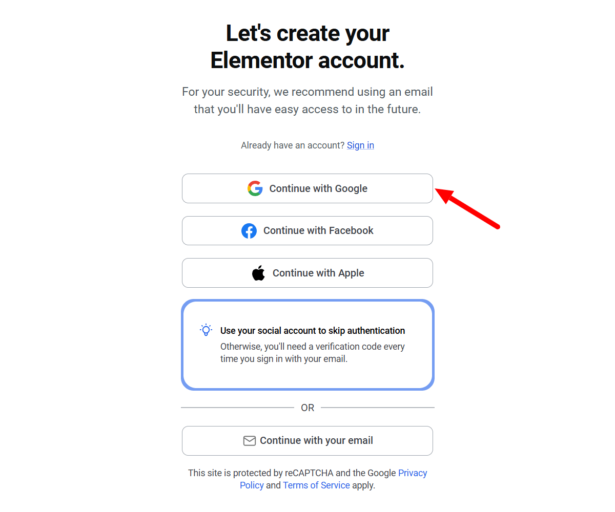 Elementor Black Friday Deals 2025 Sign up Your Account