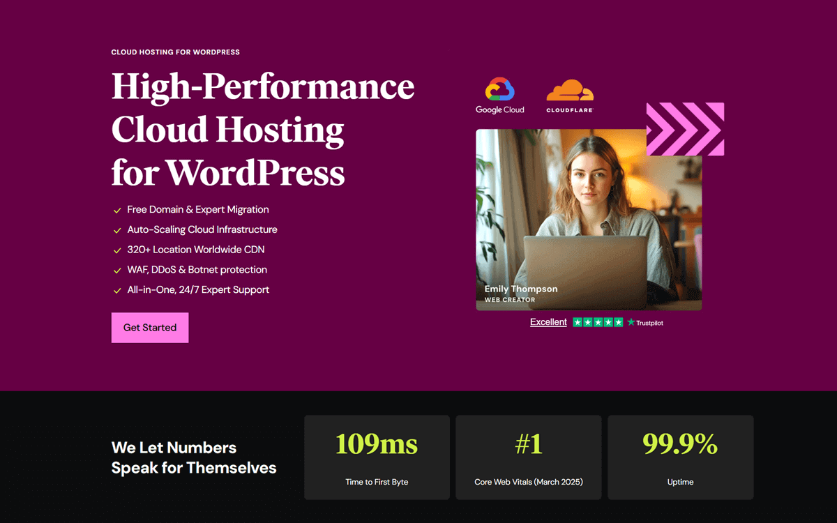 Elementor Managed Cloud Hosting for WordPress
