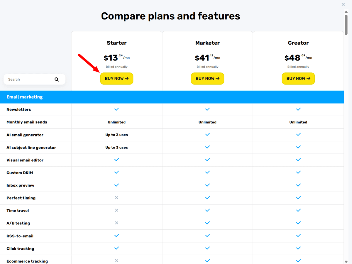 GetResponse Black Friday Deal 2025 Pricing Plans
