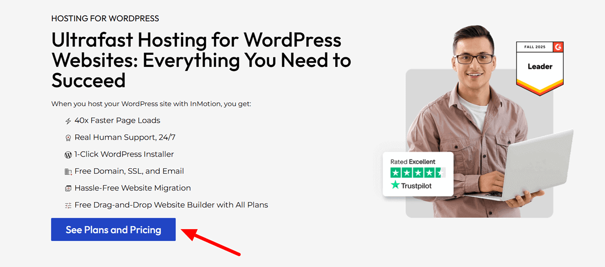 InMotion Hosting WordPress Hosting Services