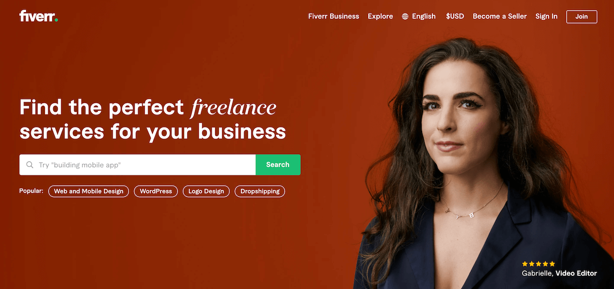 Fiverr.com Freelance Marketplace