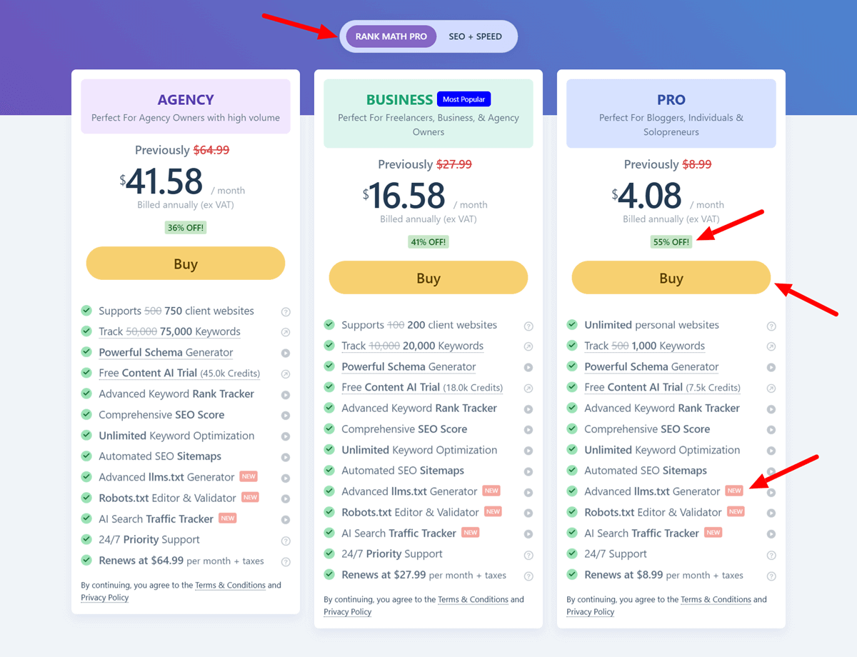 Rank Math Black Friday 2025 Pricing for Rank Math SEO Pro WordPress Plugin
