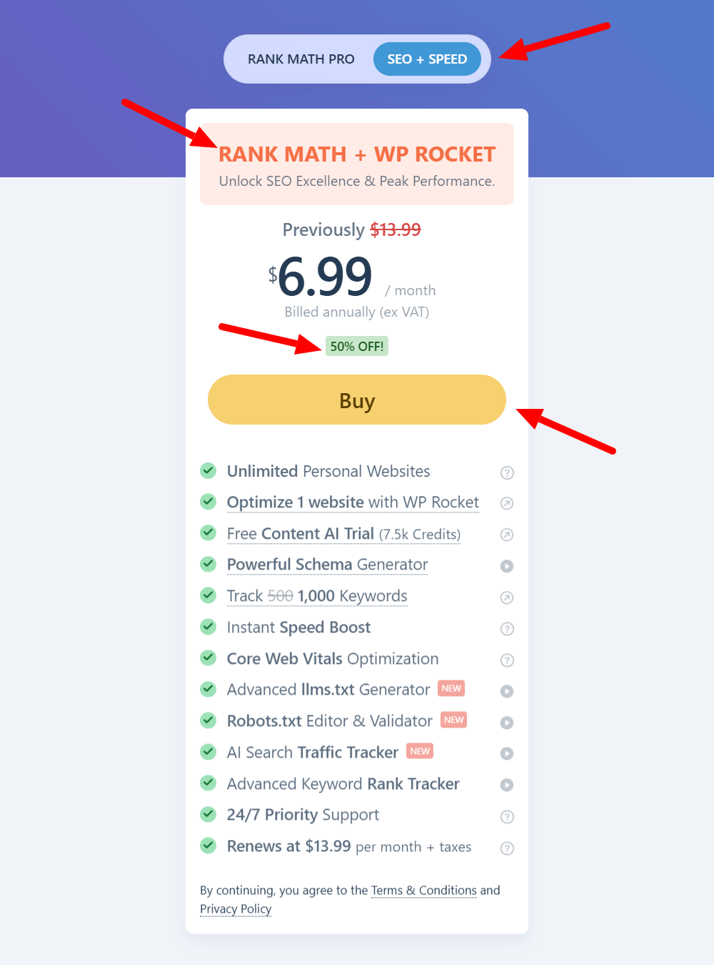 Rank Math + WP Rocket Bundle Black Friday 2025 Pricing