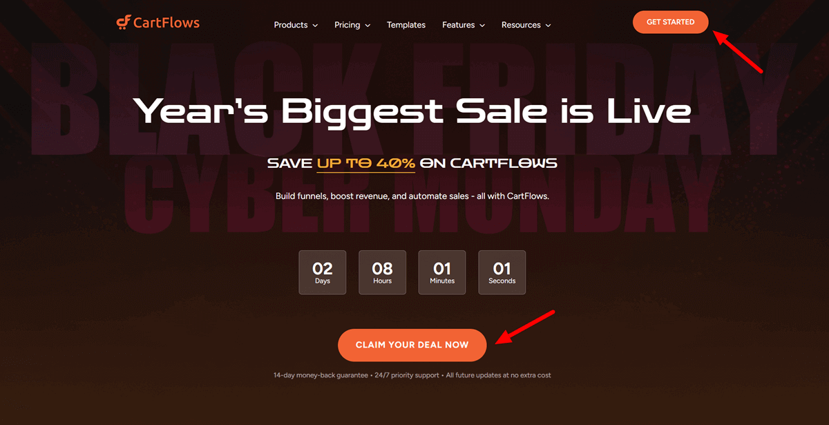 CartFlows Black Friday Cyber Monday Sale 2025