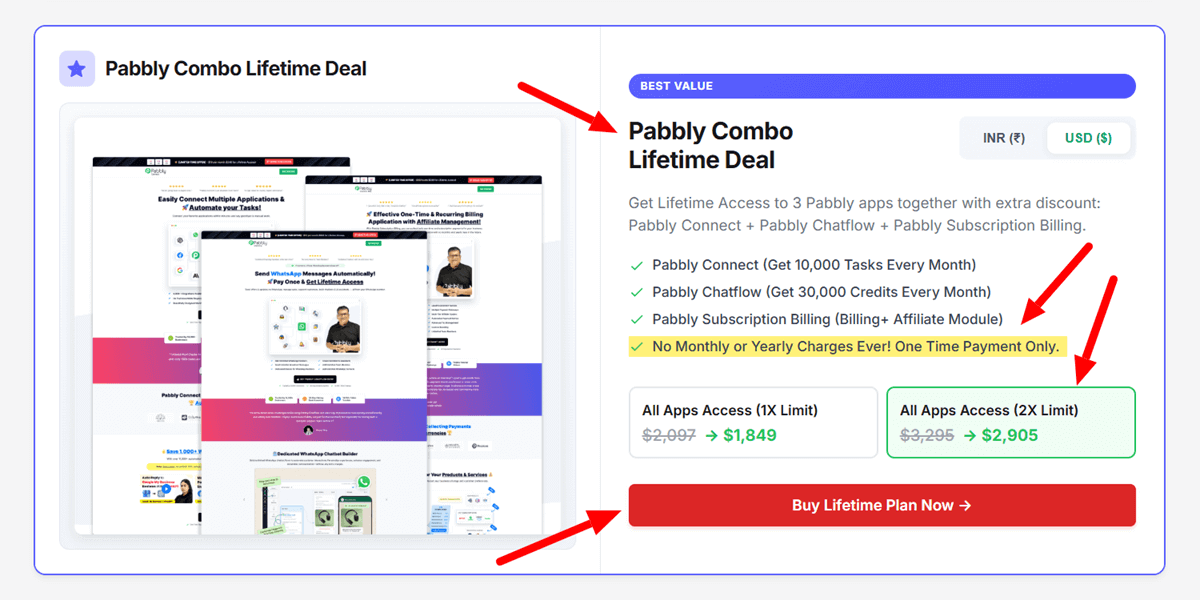 Pabbly Combo Black Friday Lifetime Time Deals