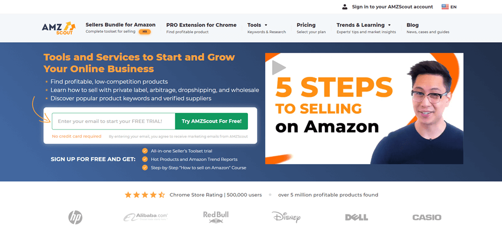 AMZScout Amazon Product Research Tool Software for FBA Sellers