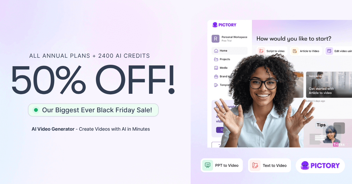 Pictory Black Friday 2025