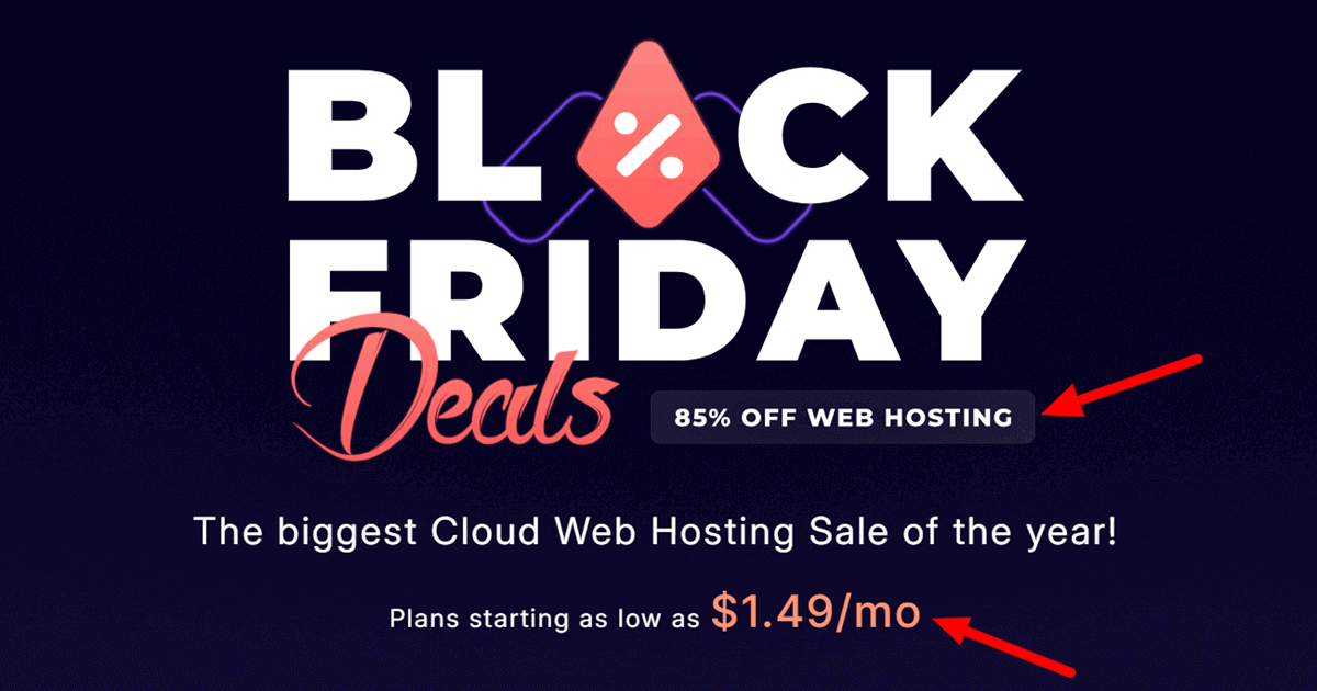 Best Black Friday Web Hosting Deals HostArmada Hosting 85% Off