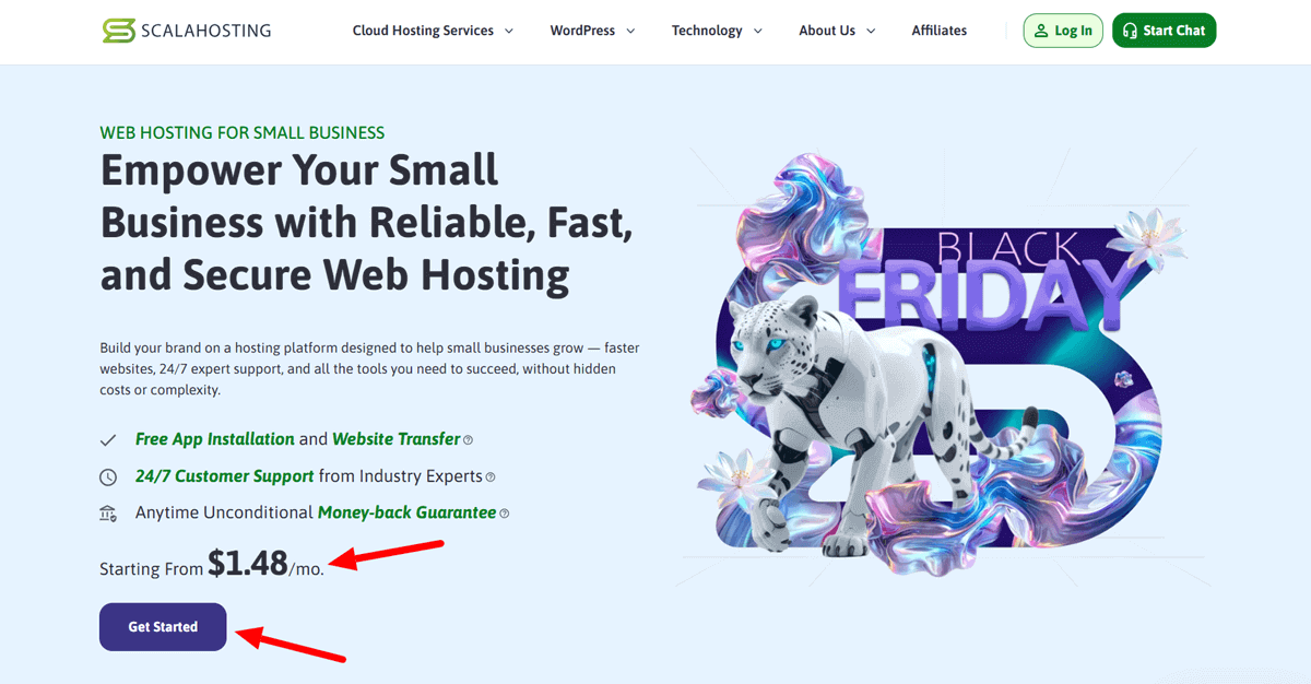 Best Black Friday Web Hosting Deals Scala Hosting 88% Off Best Cloudways Alternative