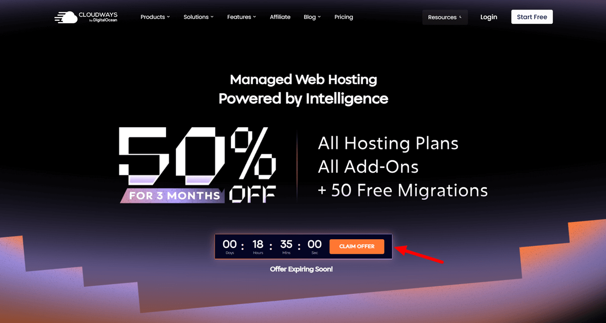 Best Black Friday Web Hosting Deals for Cloudways Managed Cloud Hosting Get 50% Off All Plans for 3 Months + 50 Free Migrations