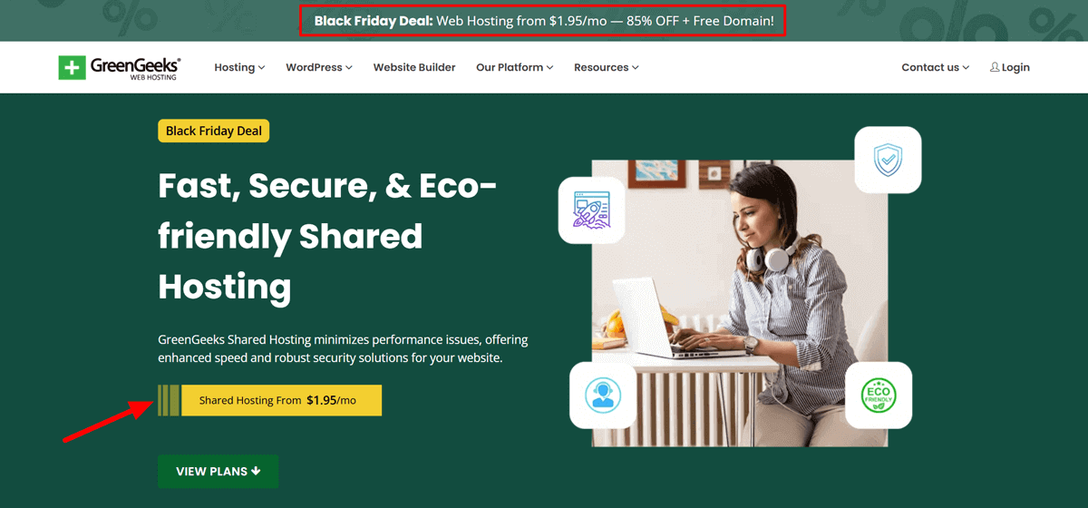 Best Black Friday Web Hosting Deals for GreenGeeks WordPress Hosting