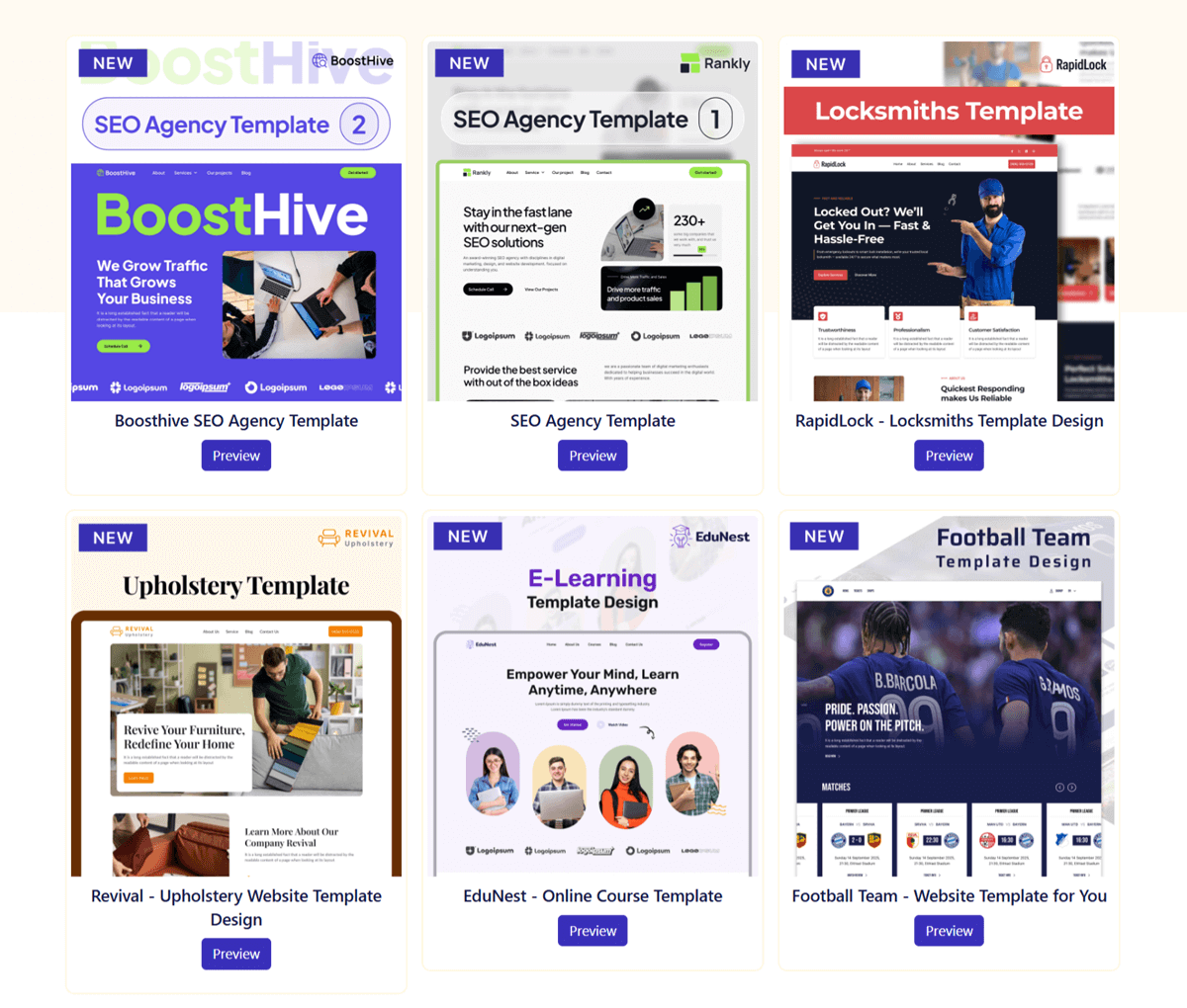 Dorik Free Website Templates Library