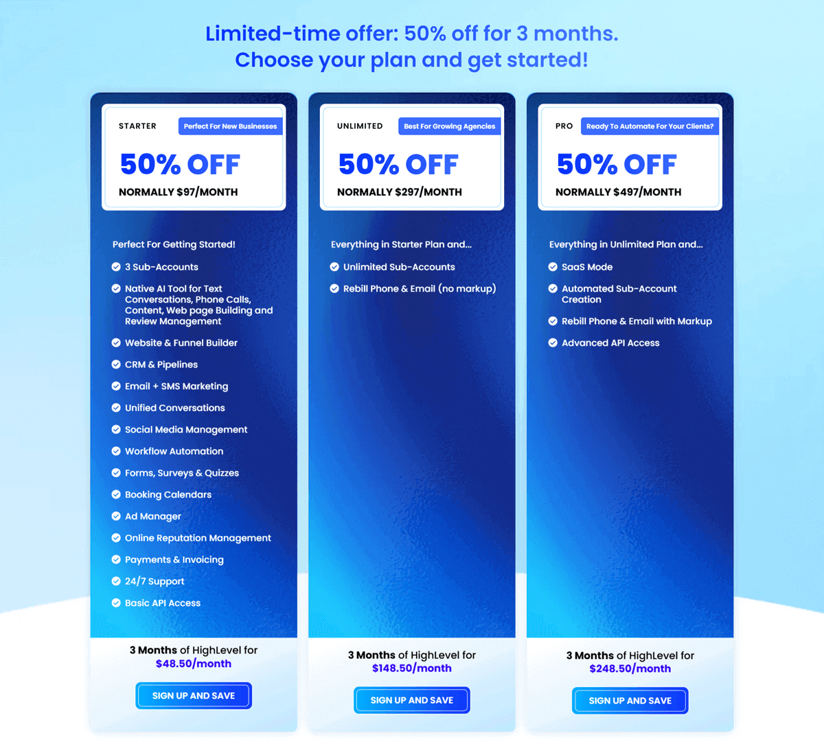 GoHighLevel Black Friday Sale 2025 Pricing Plans