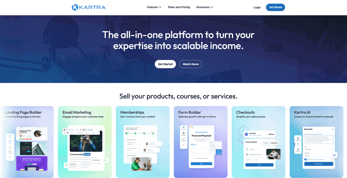 Kartra All-In-One Marketing Platform