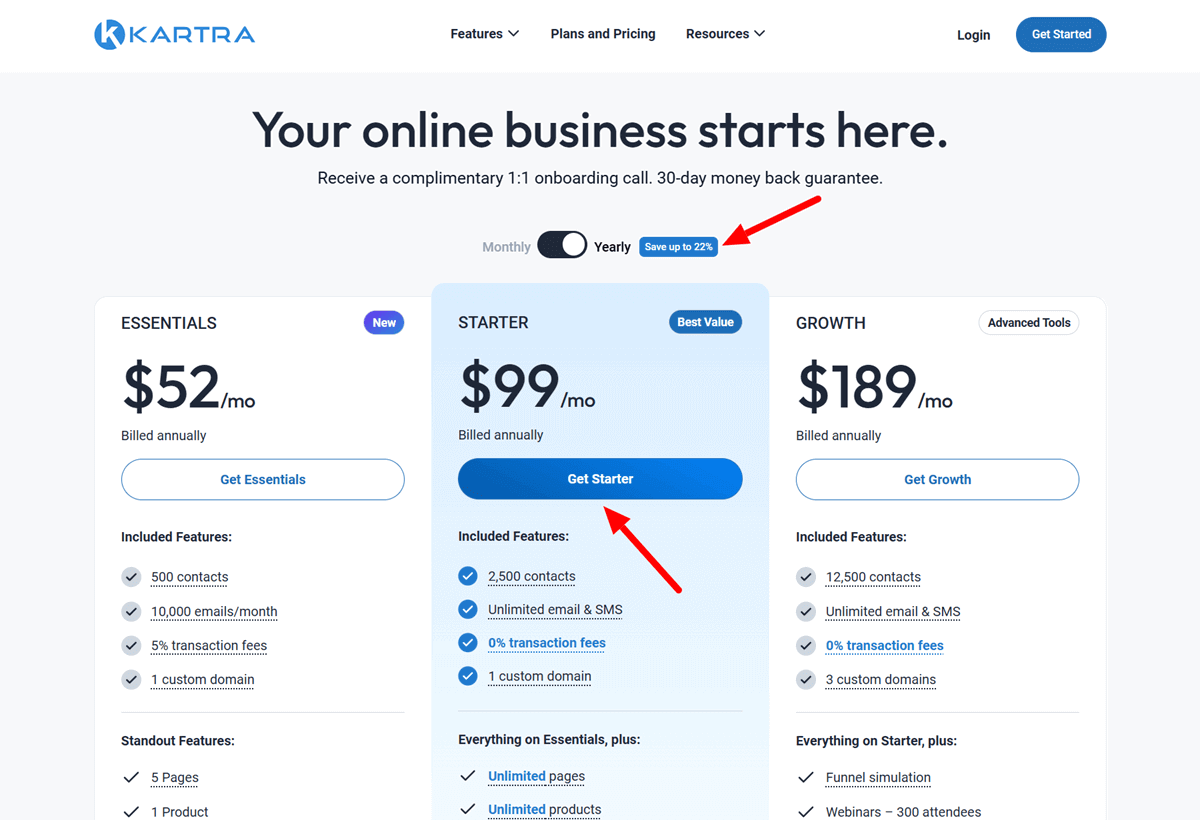 Kartra Black Friday Sales Page