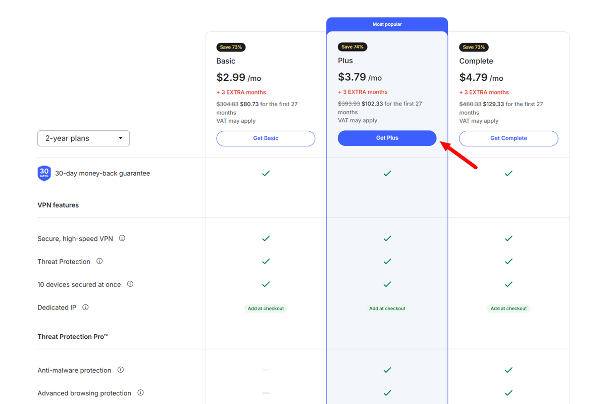 NordVPN Black Friday Pricing Bi-Annual Plans