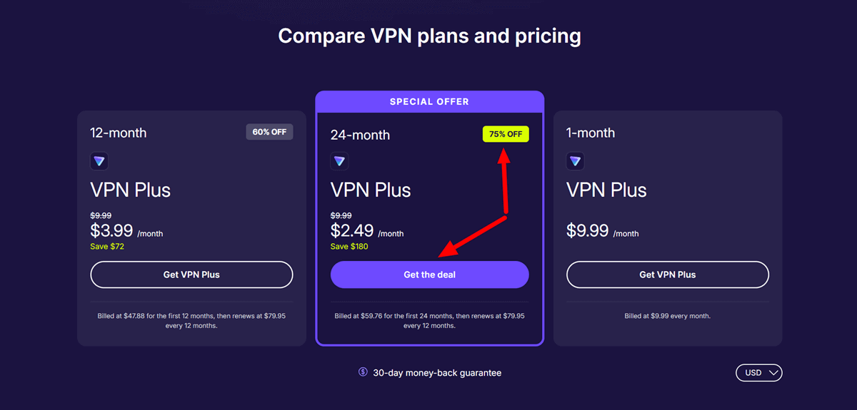 Proton VPN Black Friday 2025 Get 24 Months VPN Plus Plan for 75% Discount