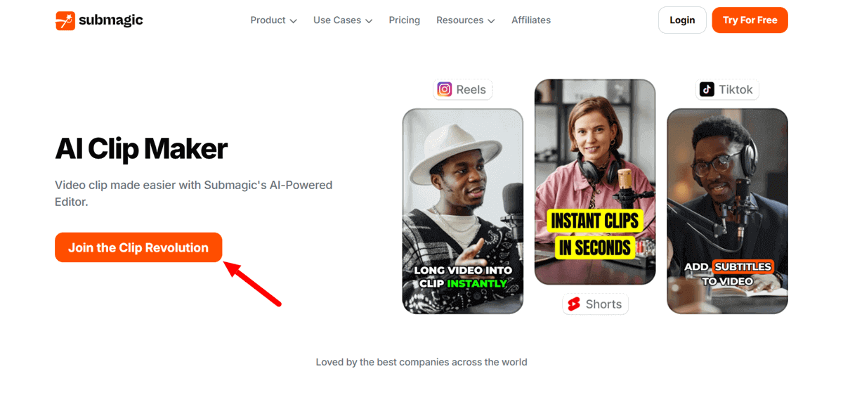 Submagic AI Clip Maker Create 10 Clips in Seconds