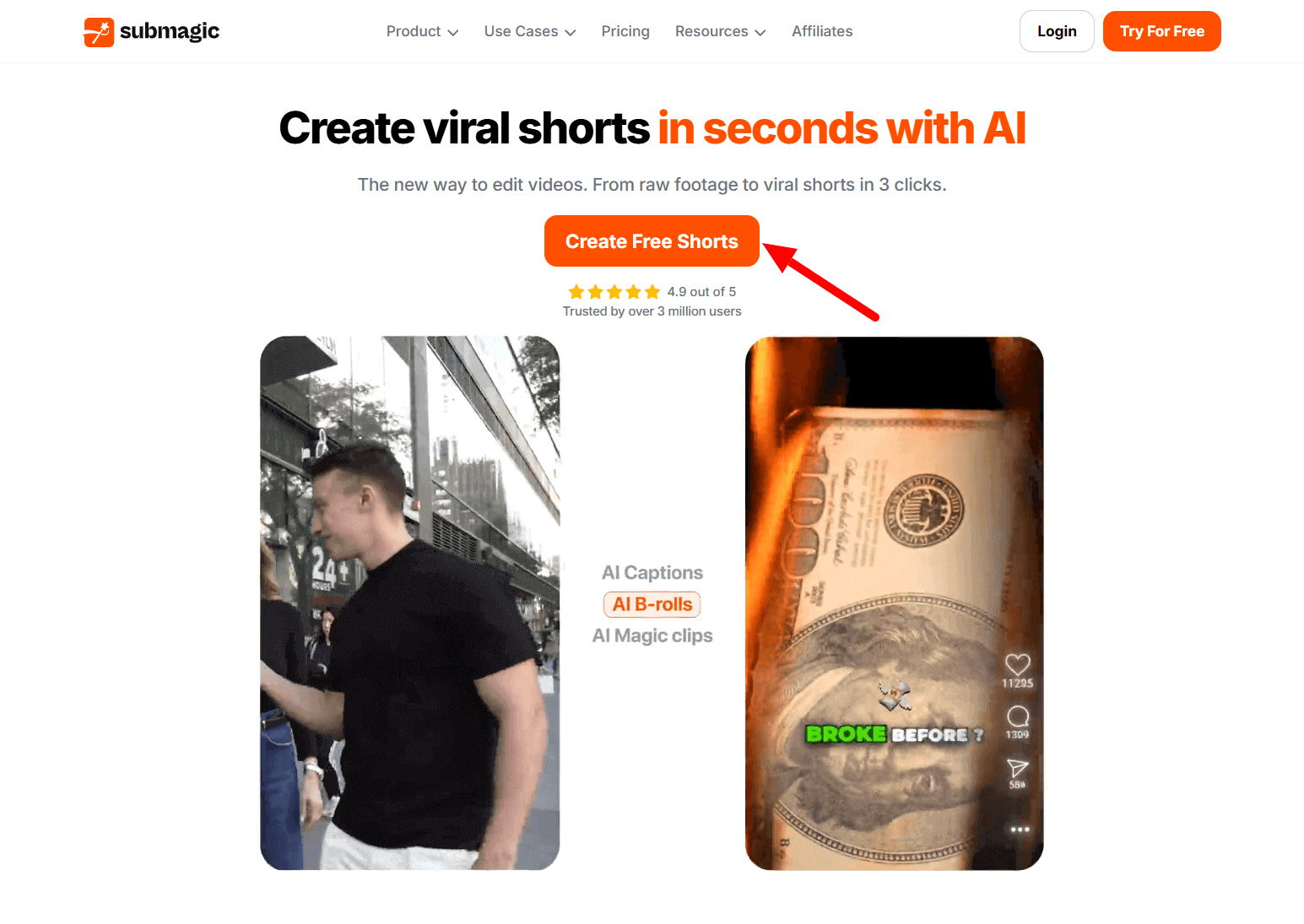 Submagic Black Friday Sales Page