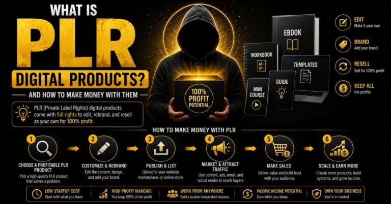 What Is PLR Digital Products & How to Make Money with Them