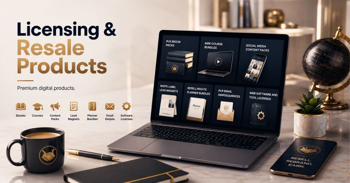 Best-Selling Digital Products Category - Licensing And Resale Products