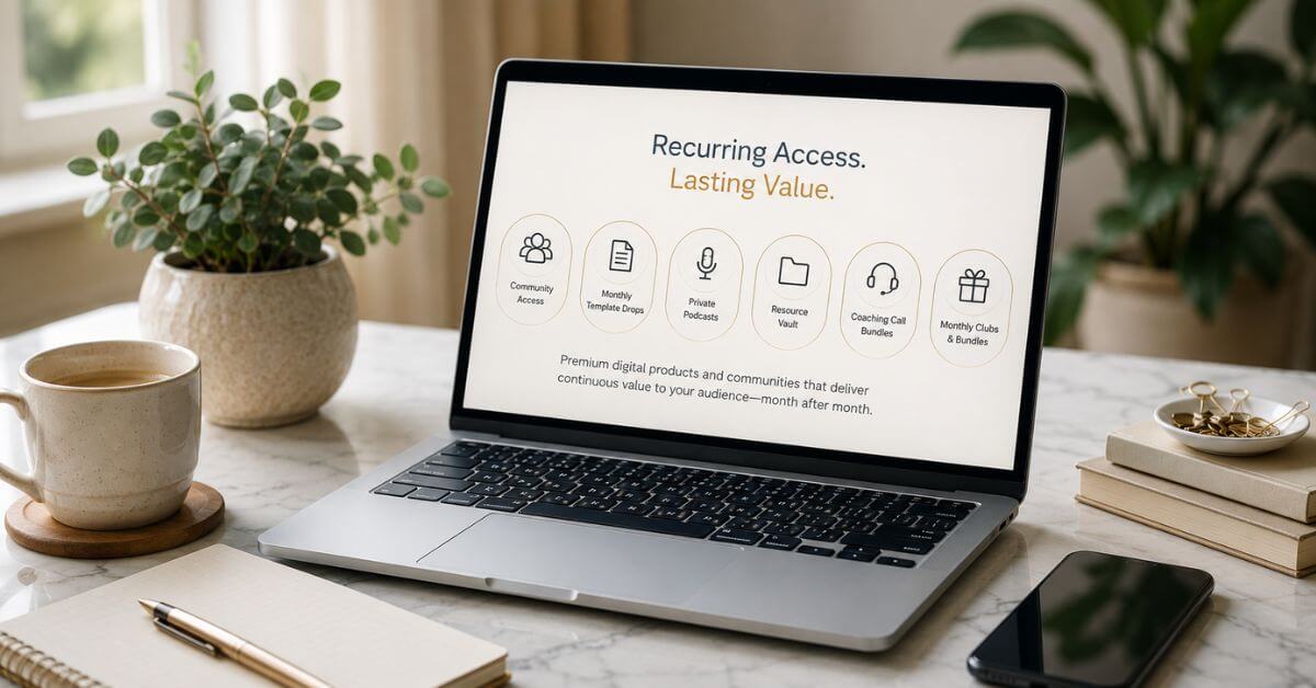 Best-Selling Digital Products Category - Membership And Recurring Digital Products