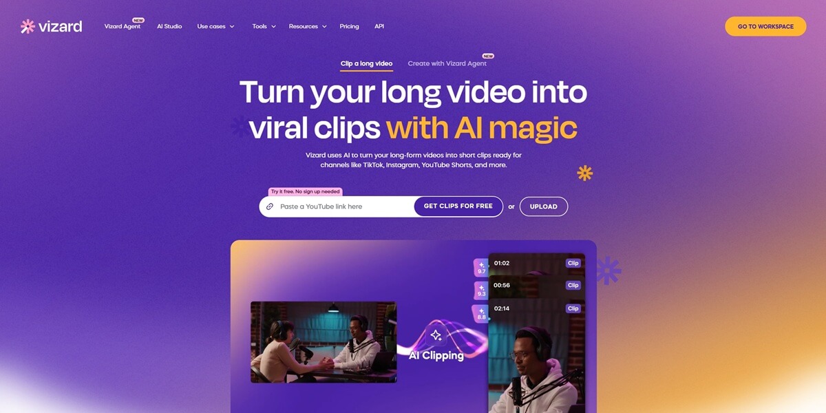 Vizard AI Best AI Video Editing and Clipping Tool for GTA 6 Reels Short Videos